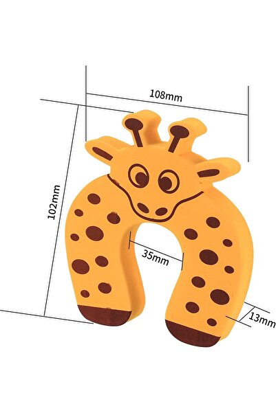 Generic 7-piece Cartoon Animal Door Finger Pinch Protectors (EVA Foam)