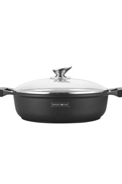 dealshopromania Cratiță marmorată cu capac 34cm, 7L, RL-BR34ML Royalty Line