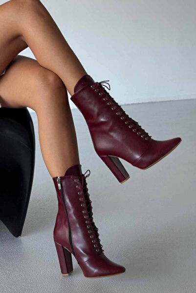 AYAKKABI PRENSİ Arto Lace-Up Bordo Mat