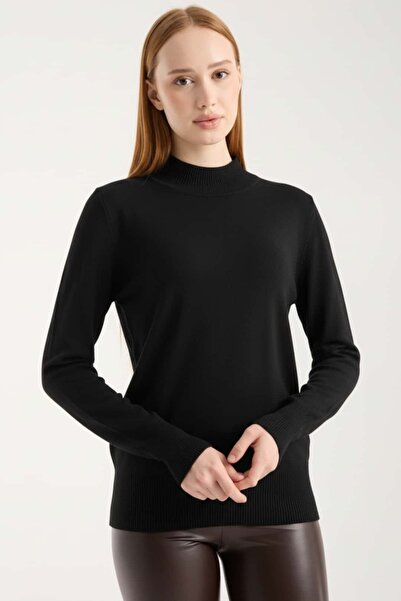 Denivy Soft Half Fisherman Sweater