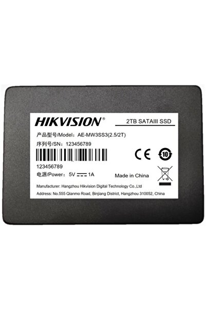 Hikvision 2.5″ Sata Iii 6Gb/S Tlc Ssd (512Gb) – Ae-Mw3Ss3 for Vehicle-Mounted Video Monitoring