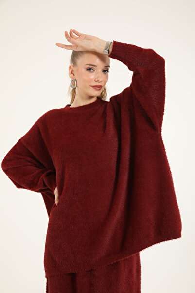 My City 40803 - Stylish Comfortable Soft Textured Knit Skirt Sweater Women's Set