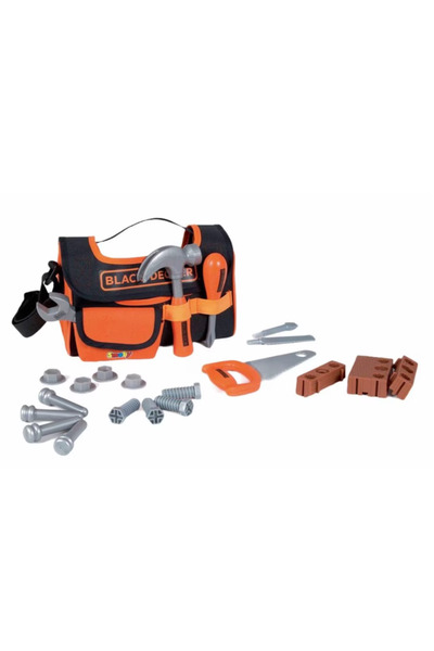 Black&Decker Tool bag, creative toy, for children, + accessories, 3-8 years