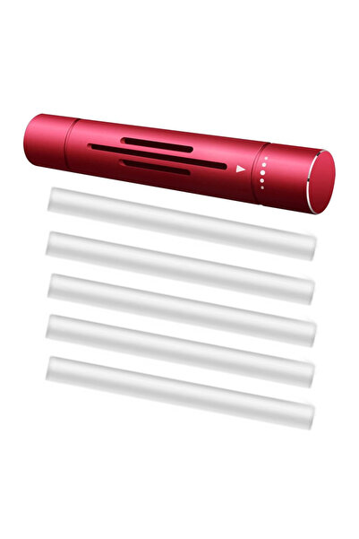MaffStuff Car Air Freshener Red Aluminum 8.2×1.4 cm – Set of 5 Refills, Ventilation Clip