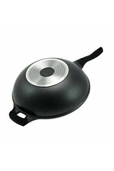 dealshopromania Wok pan, Royalty Line RL-BW32ML 32 cm, 5.9 liters marble inte...