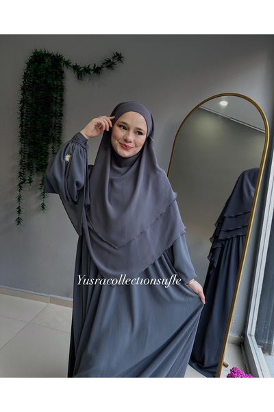 Yüsra Collection Daisy Embroidered Liza Dress and Short Sufle Set of 2