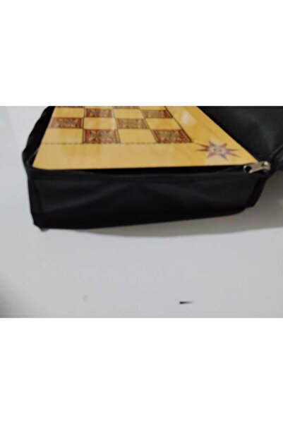 RS JANTİ STORE Bag and Puls and Dice Bag for Backgammon 50X25X7Cm Classic Backgammon Case