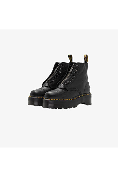 Dr. Martens Ghete cu platformă Sinclair din piele nappa frezată „Negre”