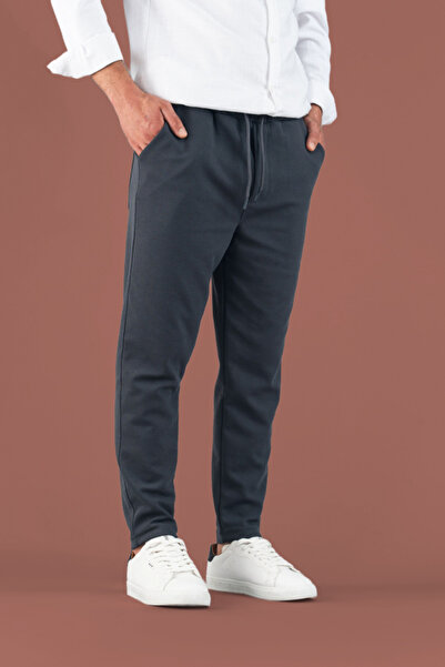 bombe Men's Elastic Corded Jogger Pants Stone