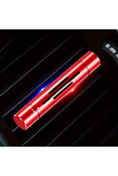 MaffStuff Car Air Freshener Red Aluminum 8.2×1.4 cm – Set of 5 Refills, Ventilation Clip