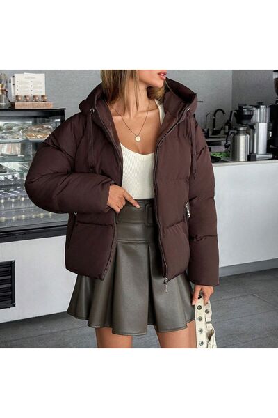 PELTEX Women's Hooded Short Coat