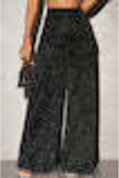 StreetWear Outlet Women's Shiny High-Waist Flared Pants