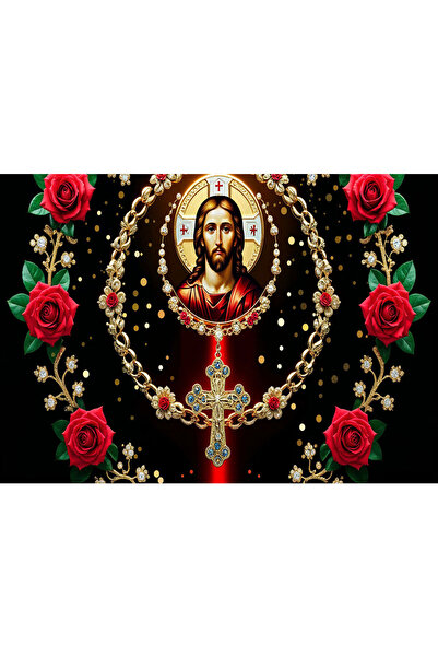 VIODESIGN Fototapet 3D, autoadeziv, Religios Isus , multicolor,80x120 cm 3D223
