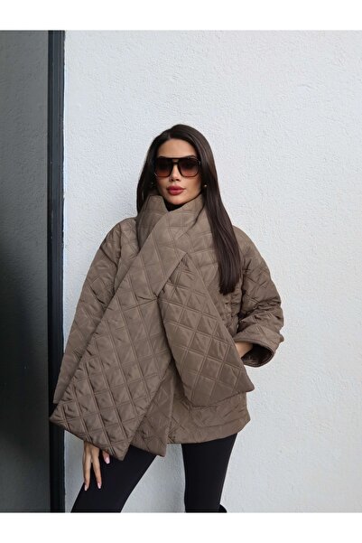 ESRAHELVACI Quilted Shawl Detailed Coat