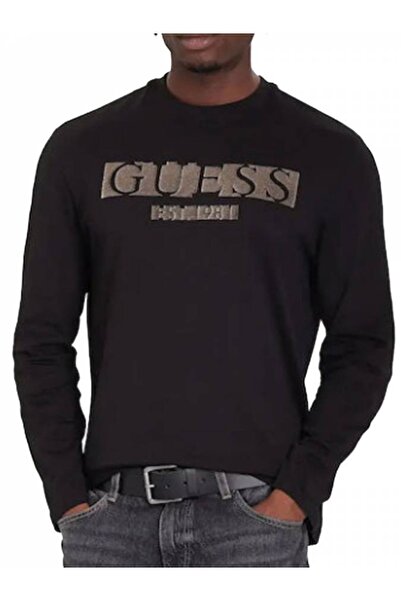 Guess Футболка з логотипом CN LS FLOCK