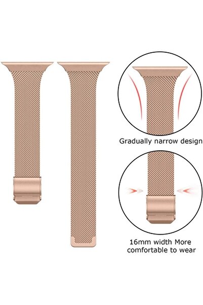 OSIRION Milanese Band for Apple Watch (Rose Gold)