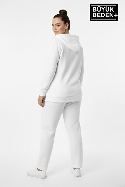 Superlife Γυναικεία φούτερ μεγάλου μεγέθους με φερμουάρ με κουκούλα Unified με τύπωμα Ζακέτα SPR26BHRK924