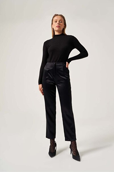 Mimya Pensli Saten Pantolon 5804