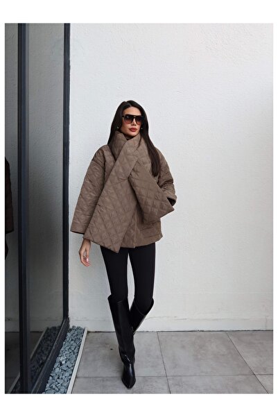 ESRAHELVACI Quilted Shawl Detailed Coat