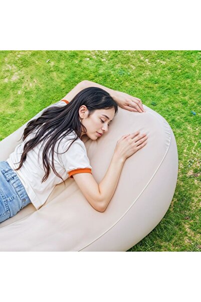 Green Lion Inflatable Air Mattress Sofa - Beige