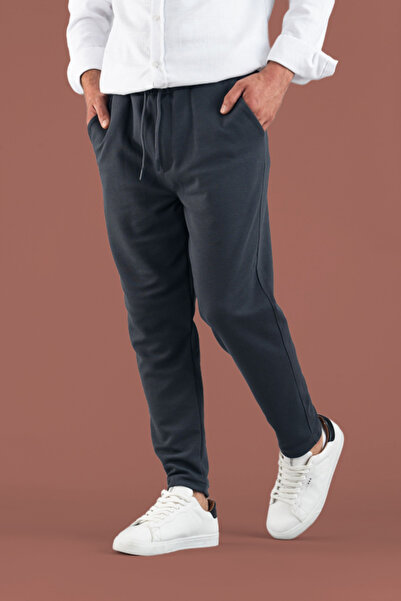 bombe Men's Elastic Corded Jogger Pants Stone