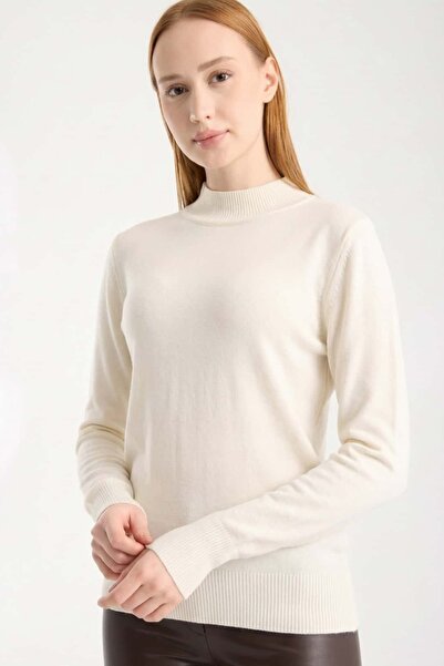 Denivy Soft Half Fisherman Sweater