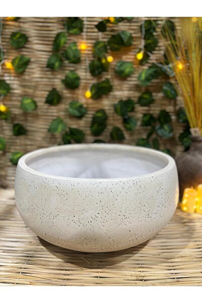 Ekodoğa 21 Cm Benekli Hafif Beton Aranjman Saksı