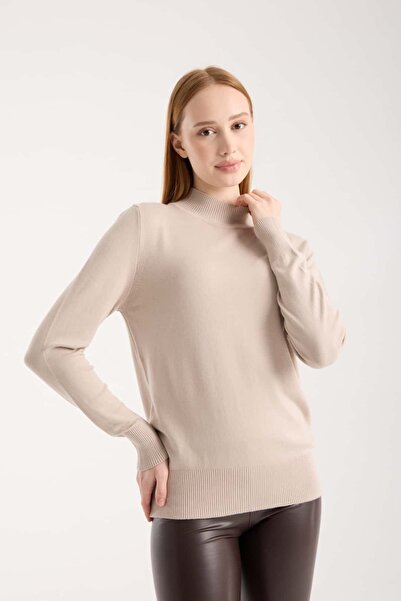 Denivy Soft Half Fisherman Sweater