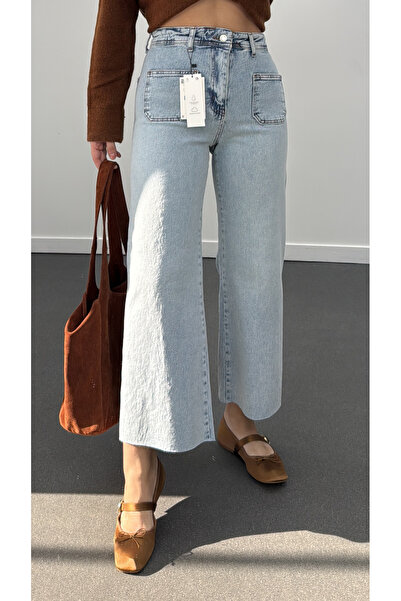 Narferita Milano Cepli Yarım Flare Jeans