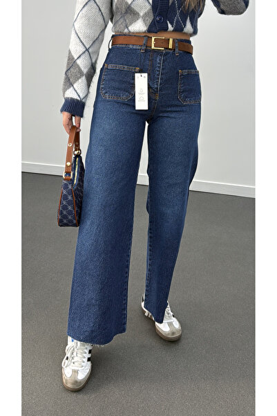 Narferita Milano Cepli Yarım Flare Jeans