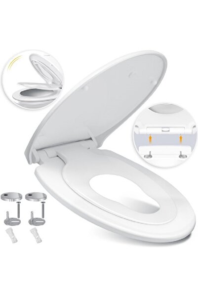 KESSER Child-friendly toilet seat with silent closing