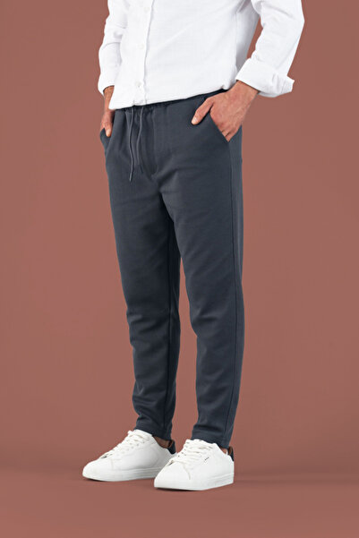 bombe Men's Elastic Corded Jogger Pants Stone