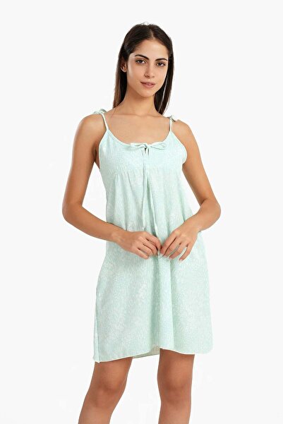 CARINA قميص نوم حمّالات رفيعة بطبعة