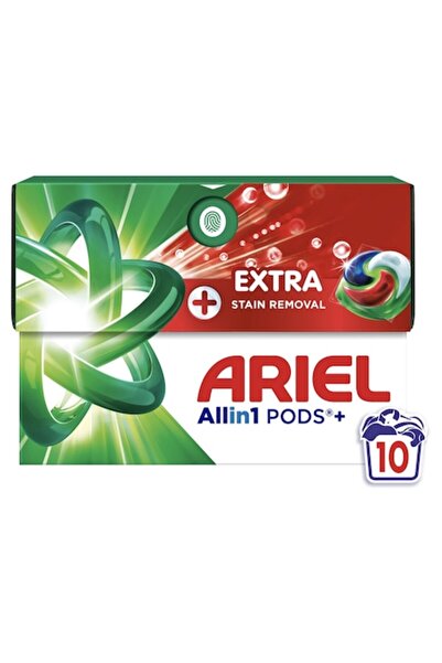 Ariel All in One Pods + Extra Stain Removal, laundry detergent capsules, 10 pcs