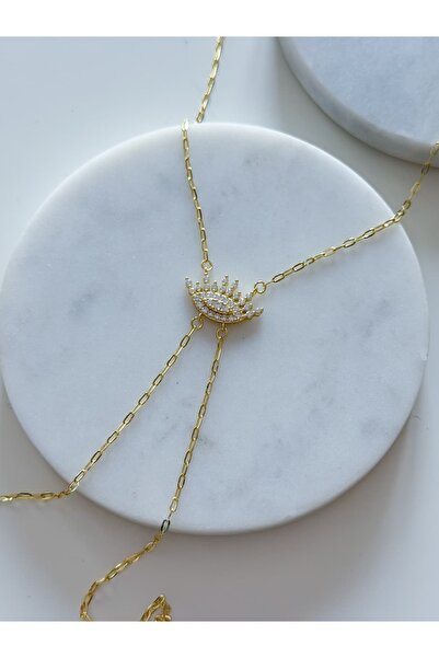 CHARMLUCKY Stone Eye and Necklace