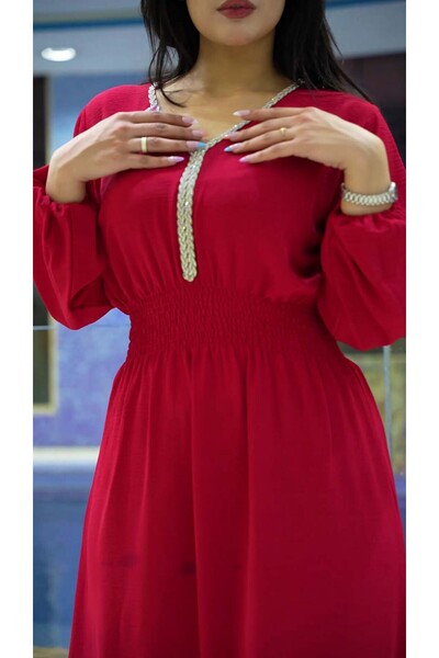 Zainah Jalabiya Crape Fabric Festival and Party Dress for Women