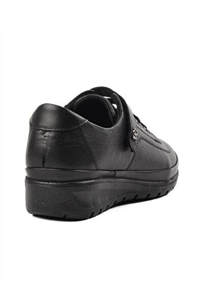 Voyager 7666 Women's Black Leather (36-41) Comfort Shoes