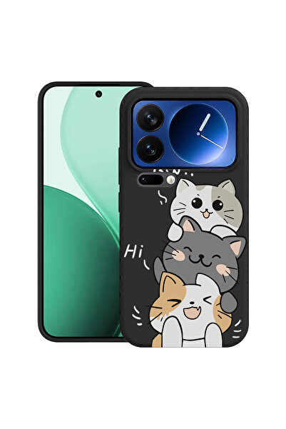 bestcase Carcasă ultra subțire TPU pentru Xiaomi 17 Pro, cu design Cat Wow, 2...