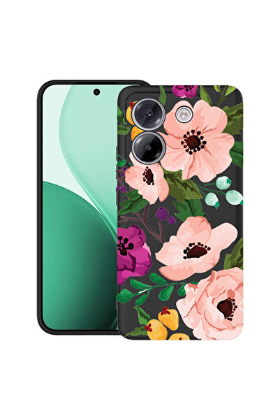 bestcase Carcasă ultra subțire TPU pentru Poco M7 Pro 5G, cu design floral pastel, 2100003 B 629