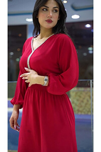 Zainah Jalabiya Crape Fabric Festival and Party Dress for Women