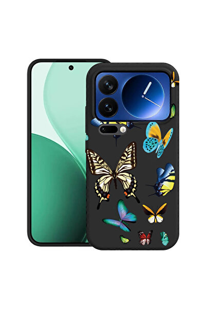 bestcase Carcasă ultra subțire TPU pentru Xiaomi 17 Pro, cu design cu fluturi...