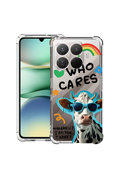 bestcase Carcasă antișoc pentru Xiaomi 15T Pro, cu design Cool Cow - Who Cares?, 2100001 AS 975