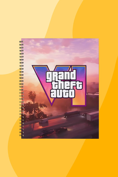 SEKİZELLİİKİ GTA -BASKILI TASARIM DEFTER