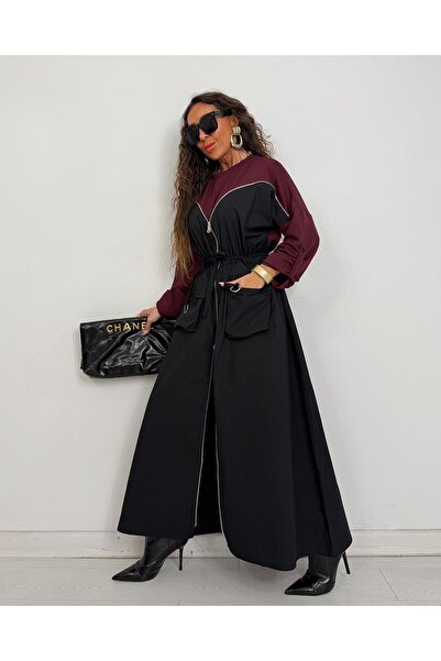 EL jadida Women's Zipper Detailed Dress