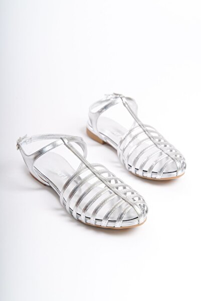 Redoxy Women's Low Heel Soft Leather Gladiator Ballerina Sandals