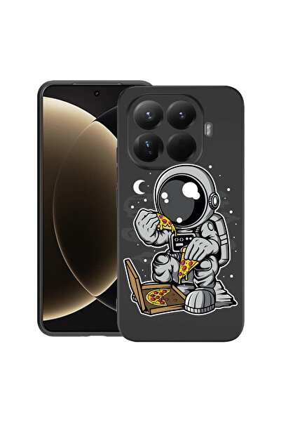 bestcase Husă premium din silicon pentru Xiaomi 15T Pro, cu design Astronaut Pizza, 3100018 PB 1004