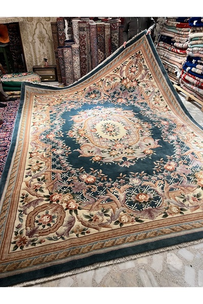 RD RAMAZAN DAĞ EL HALI SANATI El Dokuma Kabartmalı Çin Halısı Birinci Sınıf K...