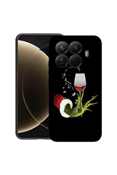 bestcase Husă premium din silicon pentru Xiaomi 15T Pro, cu design Xmas Grinc...
