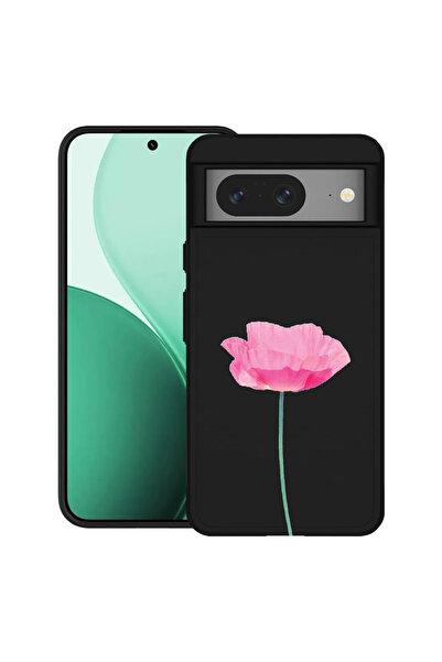 bestcase Carcasă ultra subțire TPU pentru Google Pixel 8, cu design roz - roz...
