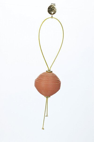 HAIArt Floating Leatherbonbon Earrings - Caramiziu